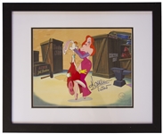 Disney Limited Edition Sericel From the 1988 Film ''Who Framed Roger Rabbit'' -- Signed by Kathleen Turner Who Voiced the Character Jessica Rabbit -- With Disney & Beckett COAs
